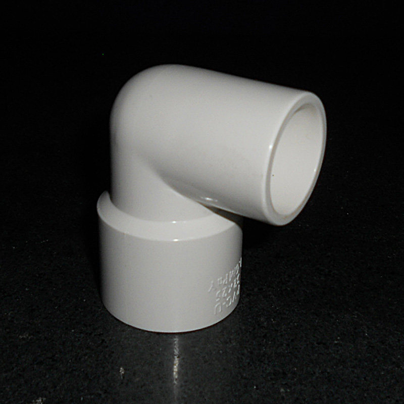 联塑pvc管接头给水管件配件90度弯头20/4分25/6分32/1寸塑料弯头
