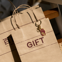 Nan Shan Original Design Kraft Paper Gift Shopping Bag Handheld Paper Bag Upscale Gift Bag Environmentally Friendly Packing Bag