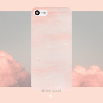 (South Mountain Institute) original floating powder Nordic cloud water Caiphoniex xs mobile phone shell fresh and literary shell