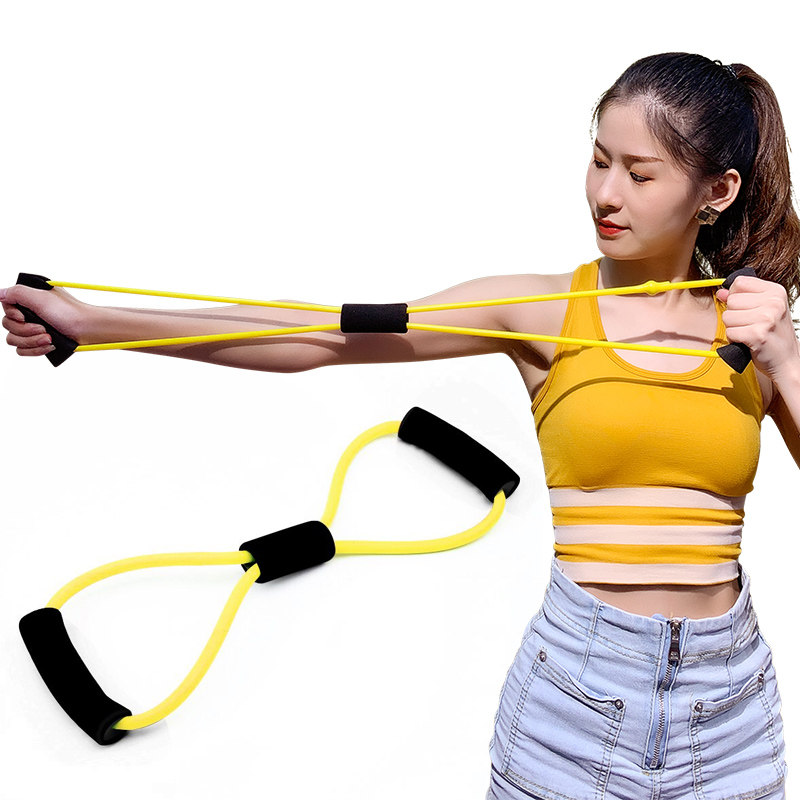 【法娇妮】8字多功能瑜伽健身拉力器