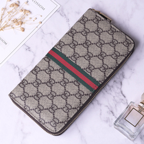 2021 new wallet womens long womens large-capacity zipper wallet European and American girls personality wallet mobile phone bag
