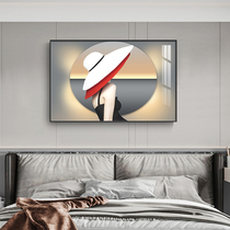 Light Extravaganza Living-room Decoration Painting Nordic Xuanguan Restaurant Wall Hanging Painting Banners Bedroom Bedside Wall Painting Single horizontal