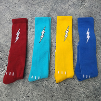 European and American long basketball socks men and women knee-high football socks thick towel bottom professional sports stockings