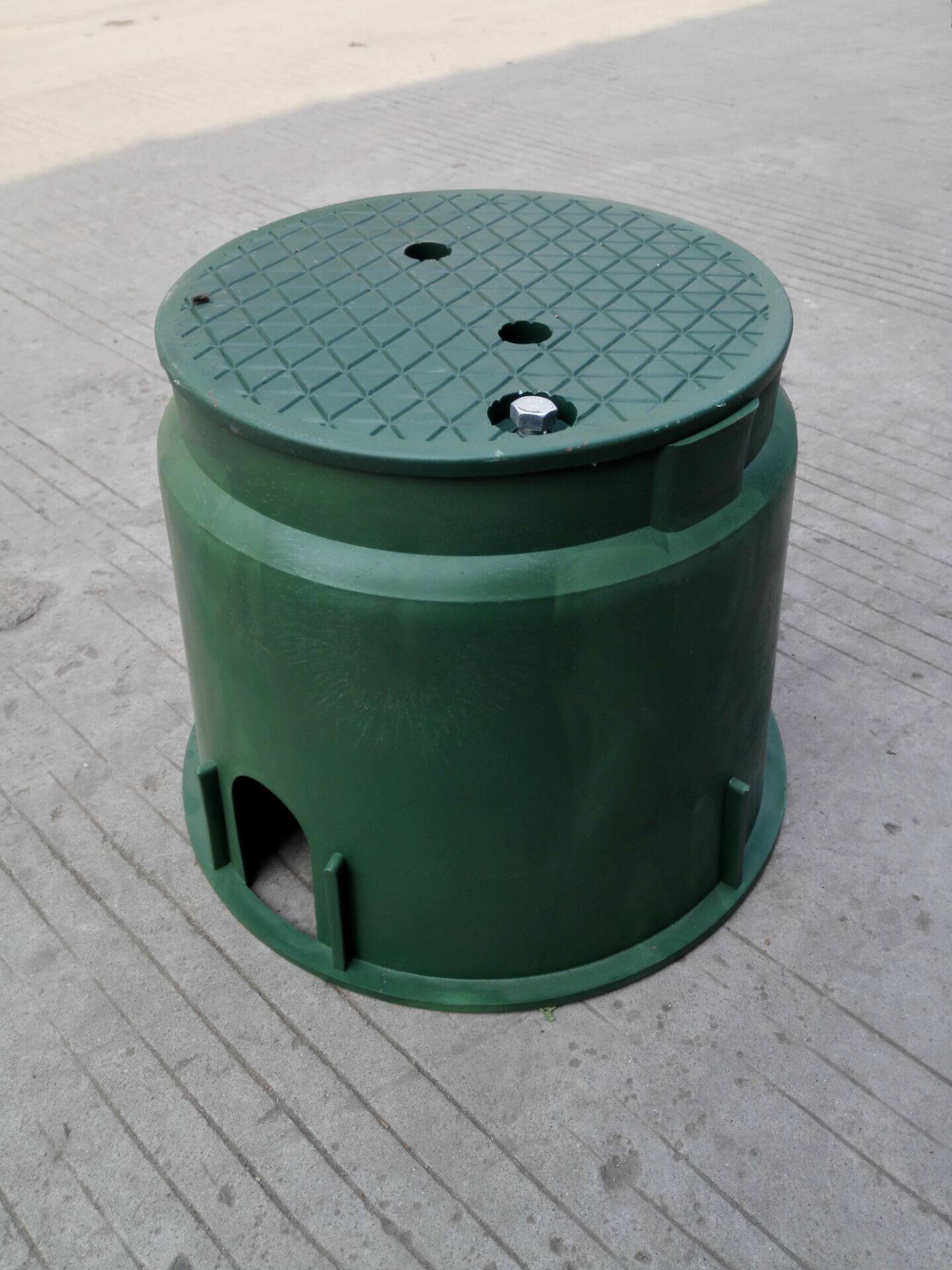 10寸绿化喷灌用910塑料阀门箱/阀箱/取水阀阀箱/绿盖阀门箱