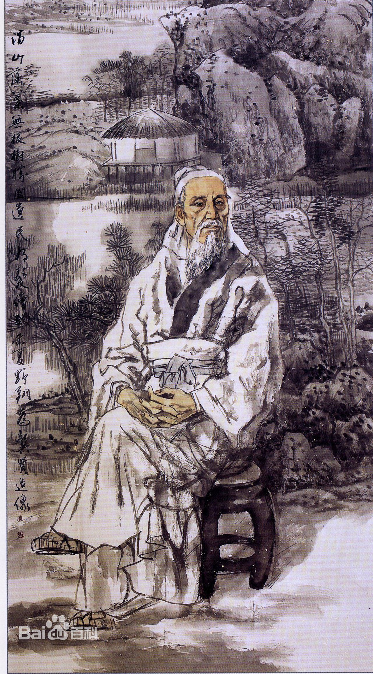 《千岩万壑图2》 清 龚贤 古代画家 名人字画 3980*28cm 包邮