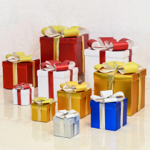 Christmas tree decoration gift box Gift box Christmas Day decoration supplies Scene layout decoration ornaments gift box