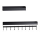 Black kitchen wall hung shelf Wall Free puncturing home storage shelf storage rack seasoning sauce Black kitchen wall hung shelf Wall Free puncturing home storage shelf storage rack seasoning sauce