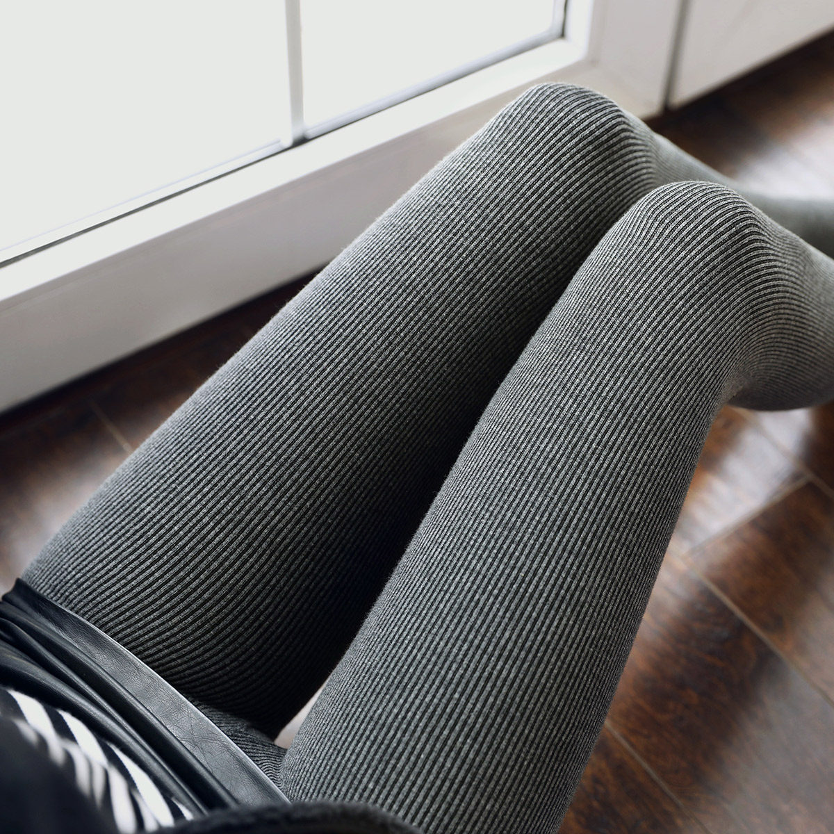 秋冬新款加薄绒龙爪毛连裤袜160g压力显瘦螺纹裤收腹一体打底裤女