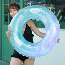 Mermaid swimming ring thickened adult lifebuoy adult armpit circle teen girl student inflatable swimming ring swimming equipment