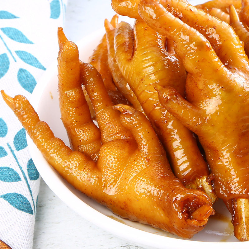 福建特产零食卤味洪濑鸡爪熟食