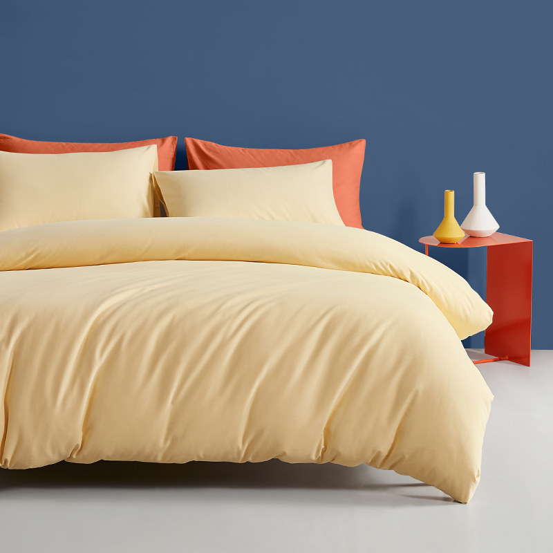 A类安全等级 大朴 纯棉缎纹磨毛纯色四件套床品 1.5米 天猫优惠券折后¥269包邮(¥399-130)