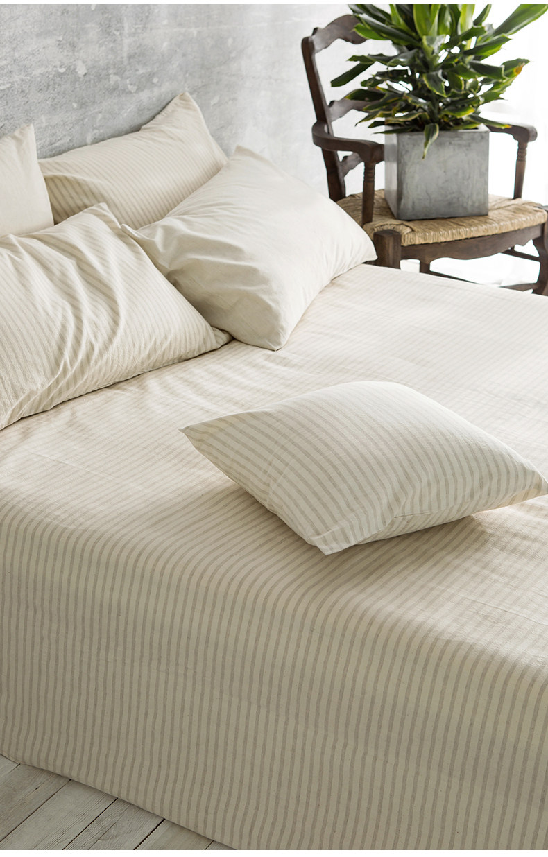 dapu/大朴麻棉色织床单(不染色)