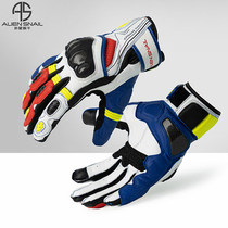 Alien snail motorcycle gloves carbon fiber four seasons anti-fall locomotive racing riding equipment new four seasons P8