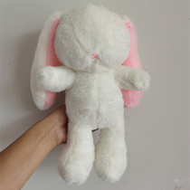 lolita crossbody bag lo Niang hand-made doll material bag Cute standing rabbit bag Semi-finished bag with zipper embryo