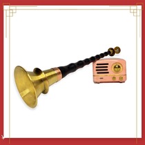 Musical instrument seven-tempered brass ebony Chaozhou suona size blowing He blow shield Teochew opera Chaozhou big gongs and drums special suona