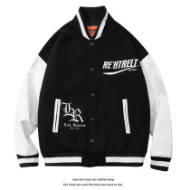 Embroidery Letter Port Wind Loose Big Code Sports Baseball Suit Jacket Male Student 100 Hitch Minimalist Locomotive Boomer Jacket