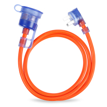 Bauer Star 16A three-Plug Power extension cord socket towline board with lamp cover