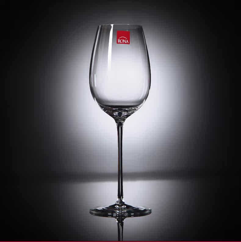 进口rona 葡萄酒杯 洛娜无铅水晶杯玻璃高脚杯红酒杯手工杯430ml