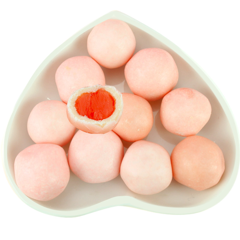 宏源玫瑰味脆皮软糖288g 怀旧零食夹心休闲花香味糖果喜糖小吃