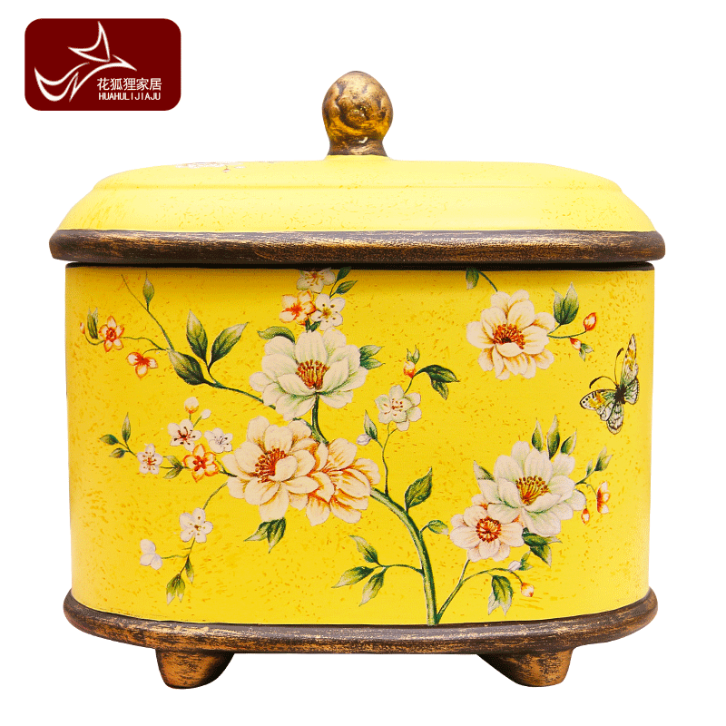 American creative ceramic wine storage tank furnishing articles household act the role ofing is tasted European the sitting room porch decorate the receive candy jar