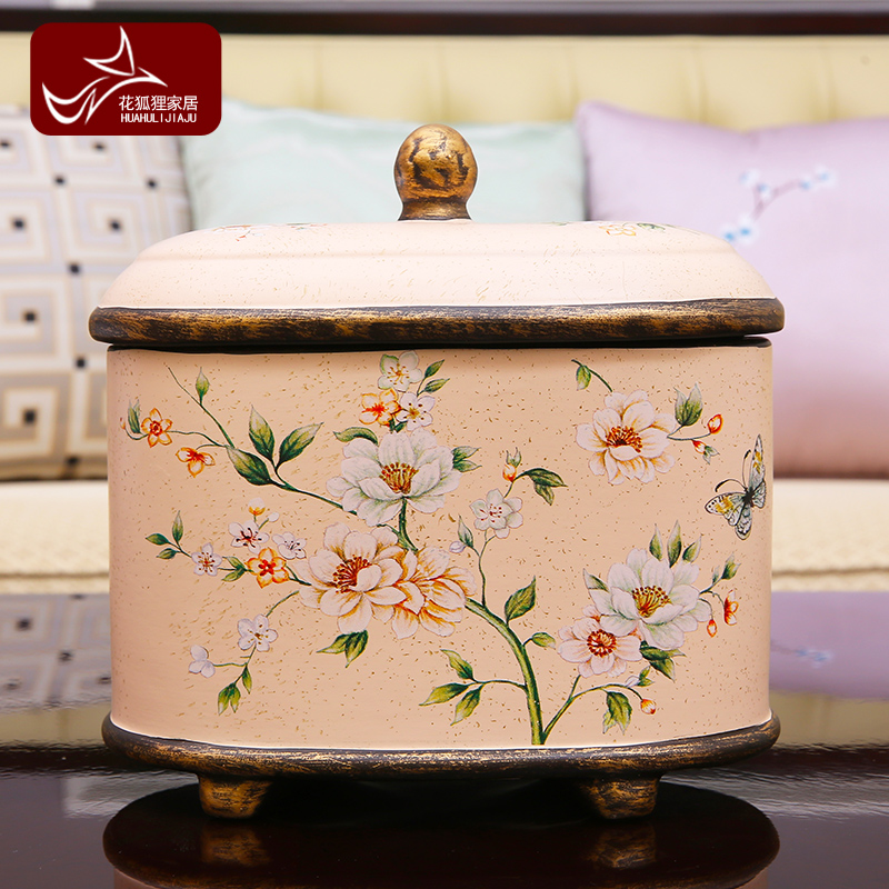 American creative ceramic wine storage tank furnishing articles household act the role ofing is tasted European the sitting room porch decorate the receive candy jar