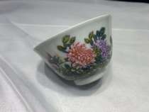 Spillway Pink Chrysanthemum Skimmer Cup Teacup Tea Tea Tea Tea Tea tea Tea Tea tea Tea Cup Cup Hall High-end Brands (HuaYixuan)