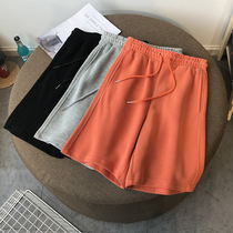 Summer new five-point pants womens shorts straight bf wind Korean version loose sports casual pants beach pants wild