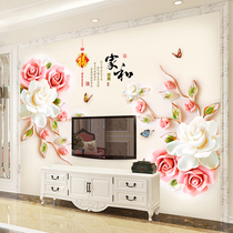 TV background wall stickers room wallpaper self-adhesive wallpaper living room wall stickers bedroom wall decoration waterproof stickers