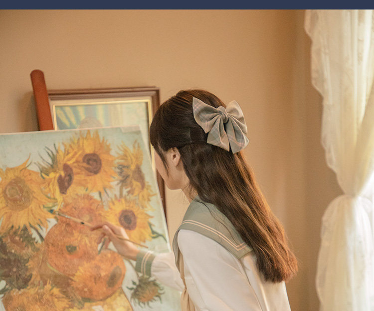 暖青汇定制 抹茶奶绿jk制服格裙百褶裙19年对格20年tr涤面料半身裙