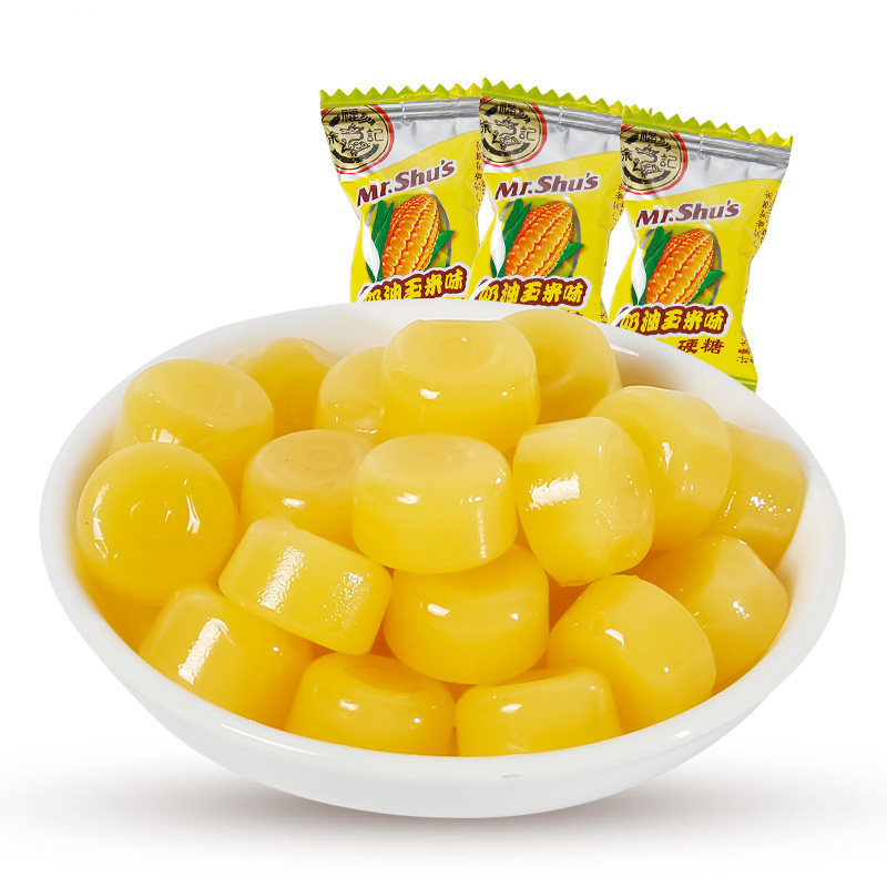 徐福记玉米糖硬糖500g散装休闲80后怀旧零食喜糖批发玉米糖包邮
