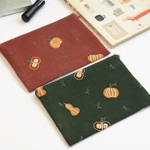 2021 New Handmade Cloth Art Embroidered Makeup Bag Advanced Sensation Women Portable Large Capacity Travel Containing Bag Wash Bag