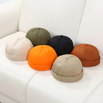 Hat Male melon skin hat Landlord hat Summer Yuppie hat Rogue ruffian hat Female inch head ruffian hat Vintage watermelon hat