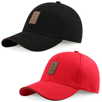 Hat mens summer Korean version of the tide red golf mens cap casual wild net red womens baseball cap black