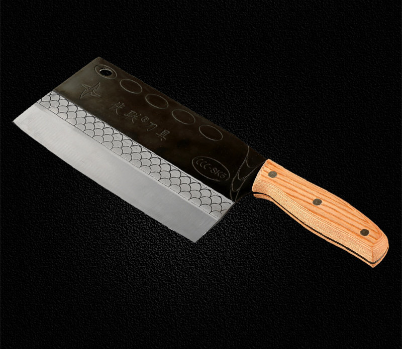 包邮伏联大马士革轴承钢桑刀厨师刀锋利切片刀厨房家用菜刀