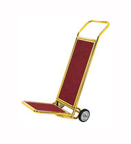 Hotel lobby small folding bulk bus luggage car delivery car Titanium hand luggage car Package car service car