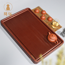 German Bakelite tea tray household simple kung fu tea set tray high density electric Bakelite tea table Big Tea Sea drainage