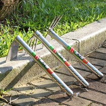 Winning Great Great Stainless Steel Small Hoe Head Garden Four Teeth Hoe Harrowing Seed Rape Agricultural Gardening Full Steel Long Hoe Harrowing Short Hoe