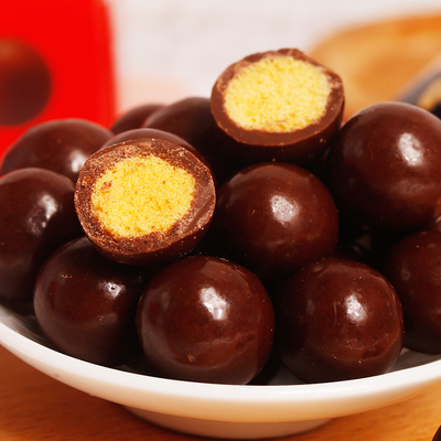 麦丽素怀旧小零食夹心巧克力盒装