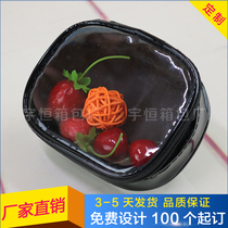 pvc bag production manufacturer car sewn zipped rubber bony bag custom pu mirror leather gift wrapping bag set to do