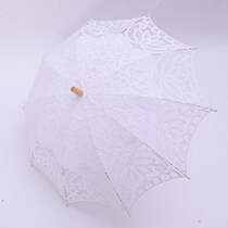 Creative Hollow Umbrella Bride Umbrella Wedding Princess Umbrella Vintage Palace Umbrella Photography Props Wooden Handle