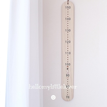 ins custom simple wooden height ruler children measure height childrens room decoration photography props