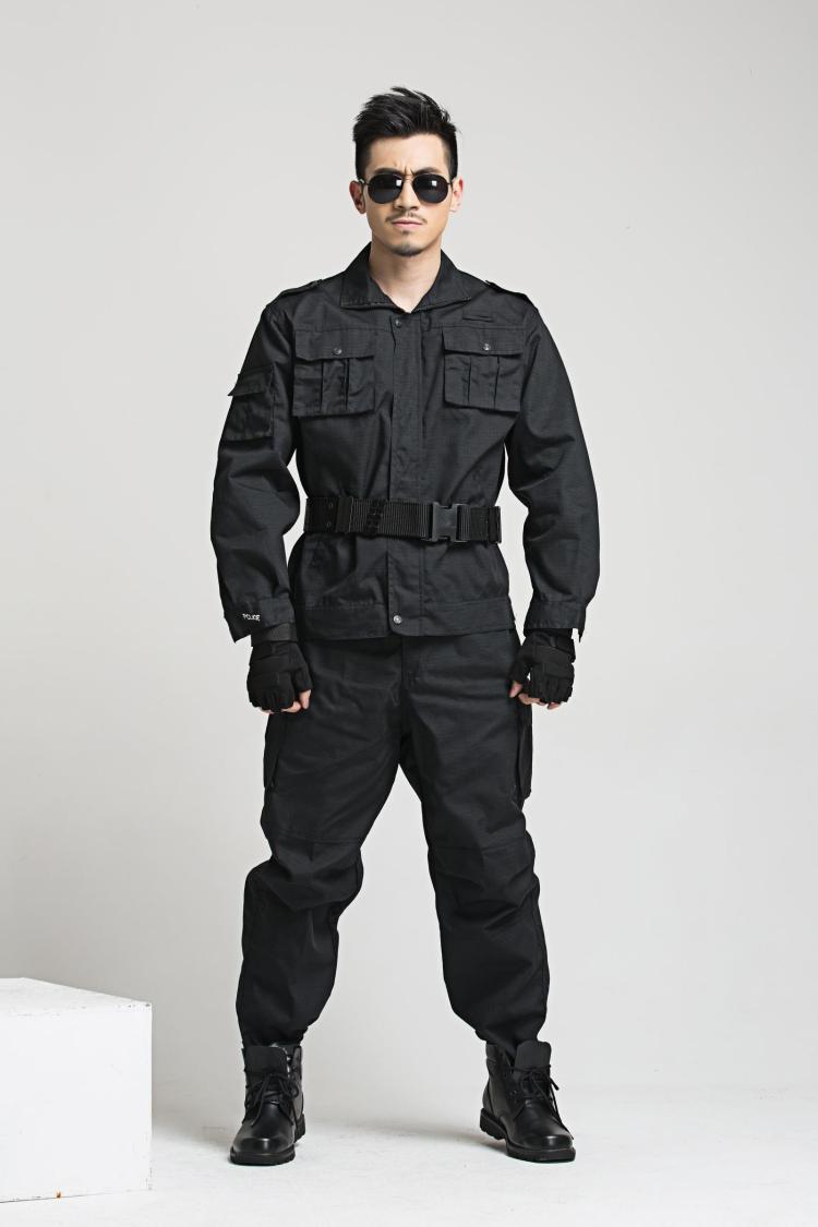 黑色作训服劳保作训服