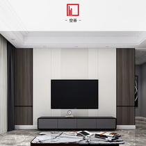 Empty Valley home 2021 new material hard bag living room TV wall custom wall panel light luxury background wall hard bag