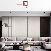 Empty Valley custom home background wall 2021 new wall panel hard bag living room sofa background wall simple light luxury