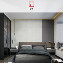 Empty Valley Custom background wall 2021 New finish wall panel hard bag bedroom bedside background wall modern light luxury
