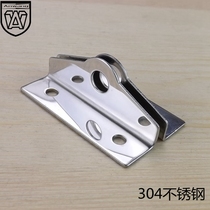 304 stainless steel nose-to-nose lock cross-nose lock padlock cabinet door-to-lock piece accessories lock gym lock nose buckle