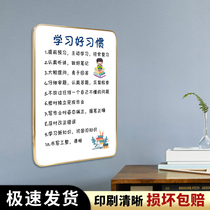 Childrens room learning inspirational signs listed primary and secondary students bedroom desk hanging parts encourage creative brand