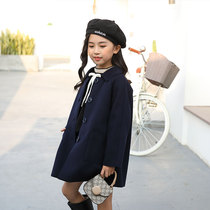 Girl child Son Coat 2021 New bifacial hair Cashmere Middle Long autumn Winter Yangqi New Year Childrens jacket