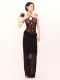 Nodress 2023 Spring and Summer Black Black Velvet Bow Decorative Lace Onesie 슬링 조끼 Nodress 2023 Spring and Summer Black Black Velvet Bow Decorative Lace Onesie 슬링 조끼