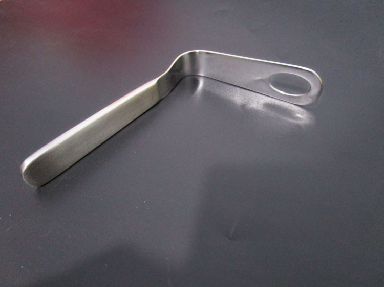 上海金钟 不锈钢压舌板弯型压舌板角型压舌板牙科口腔科检查器械